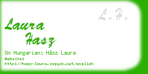 laura hasz business card